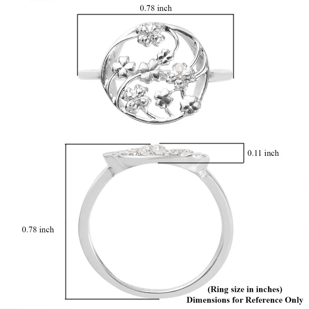 Diamond Accent Sterling Silver Ring