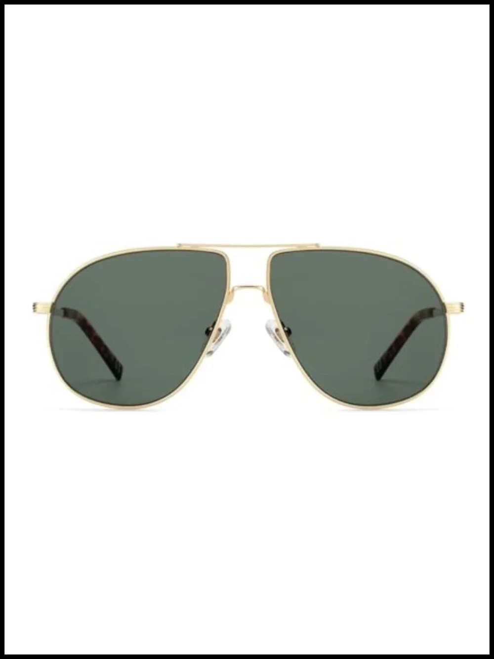 Retro Oversized Aviator Sunglasses, Polarized UV400, Metal Frame, Large Fit