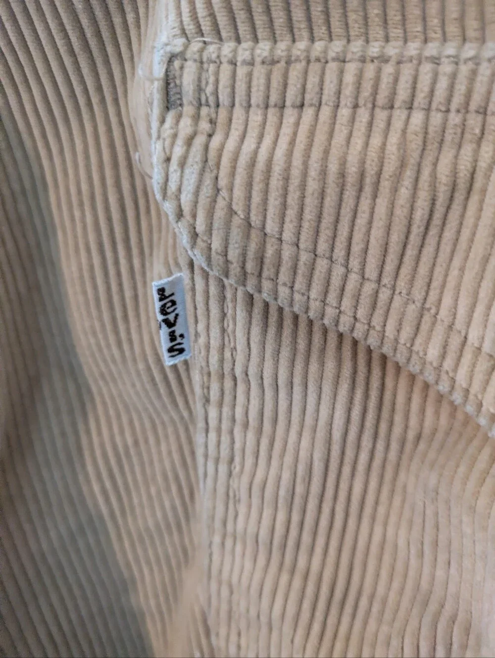 Vintage Levi's 517 Corduroy Pants Men's 36x32 Tan Brown Bootcut Western
