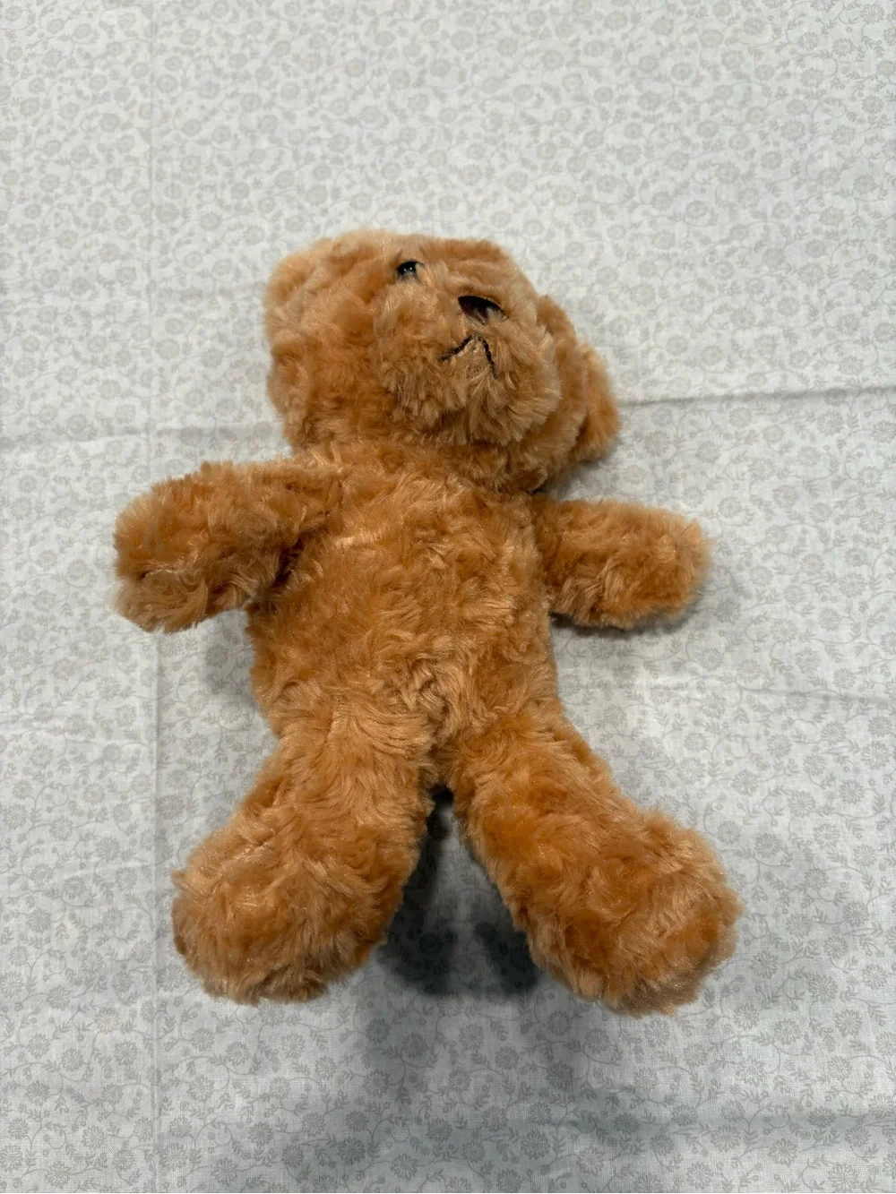 Brown Plush Teddy Bear Stuffed Animal, Black Eyes, Single Plush Bear