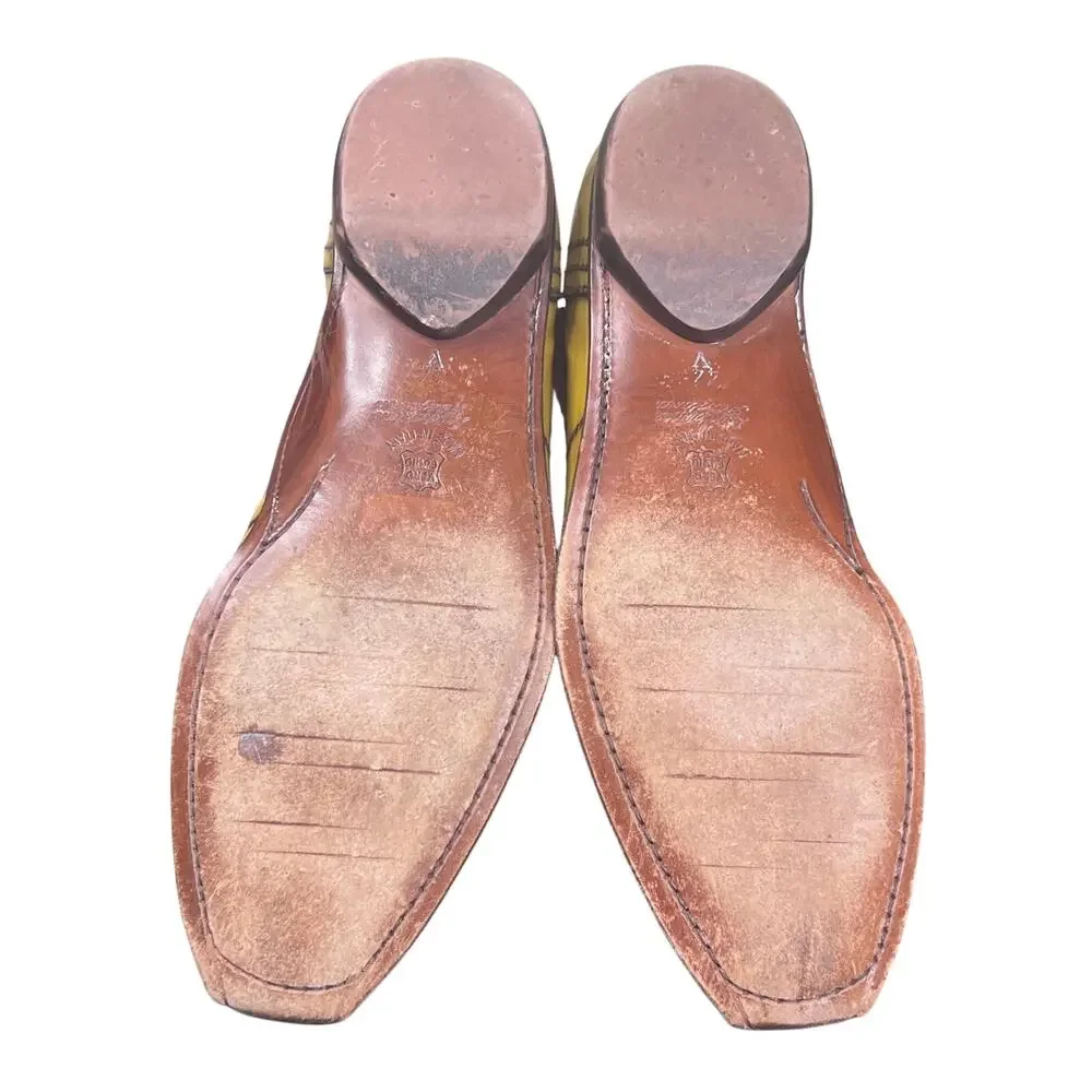 Per Antoni by Calzoleria Toscana Italian Yellow Patina Oxfords Size 44 US 10.5