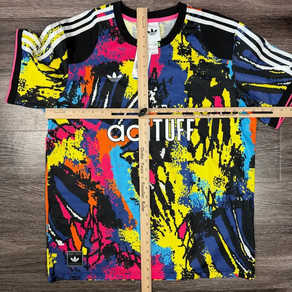 Adidas Originals Archive Jersey Graphic Print Lightweight Crew Neck L KD4800