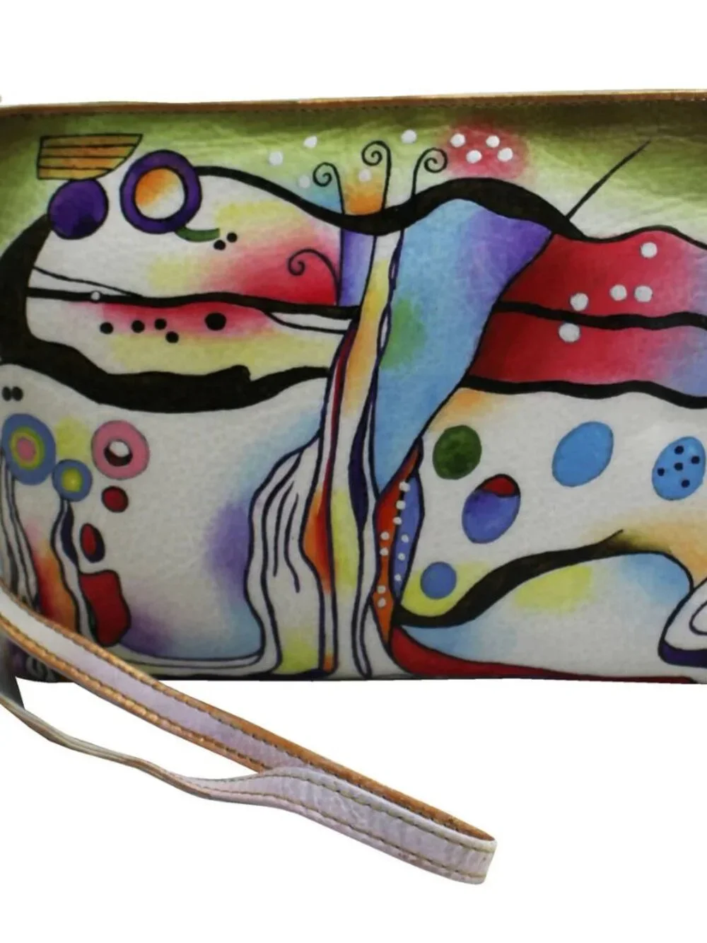 Bubbles Hand Painted Cross-body Shoulder Bag
