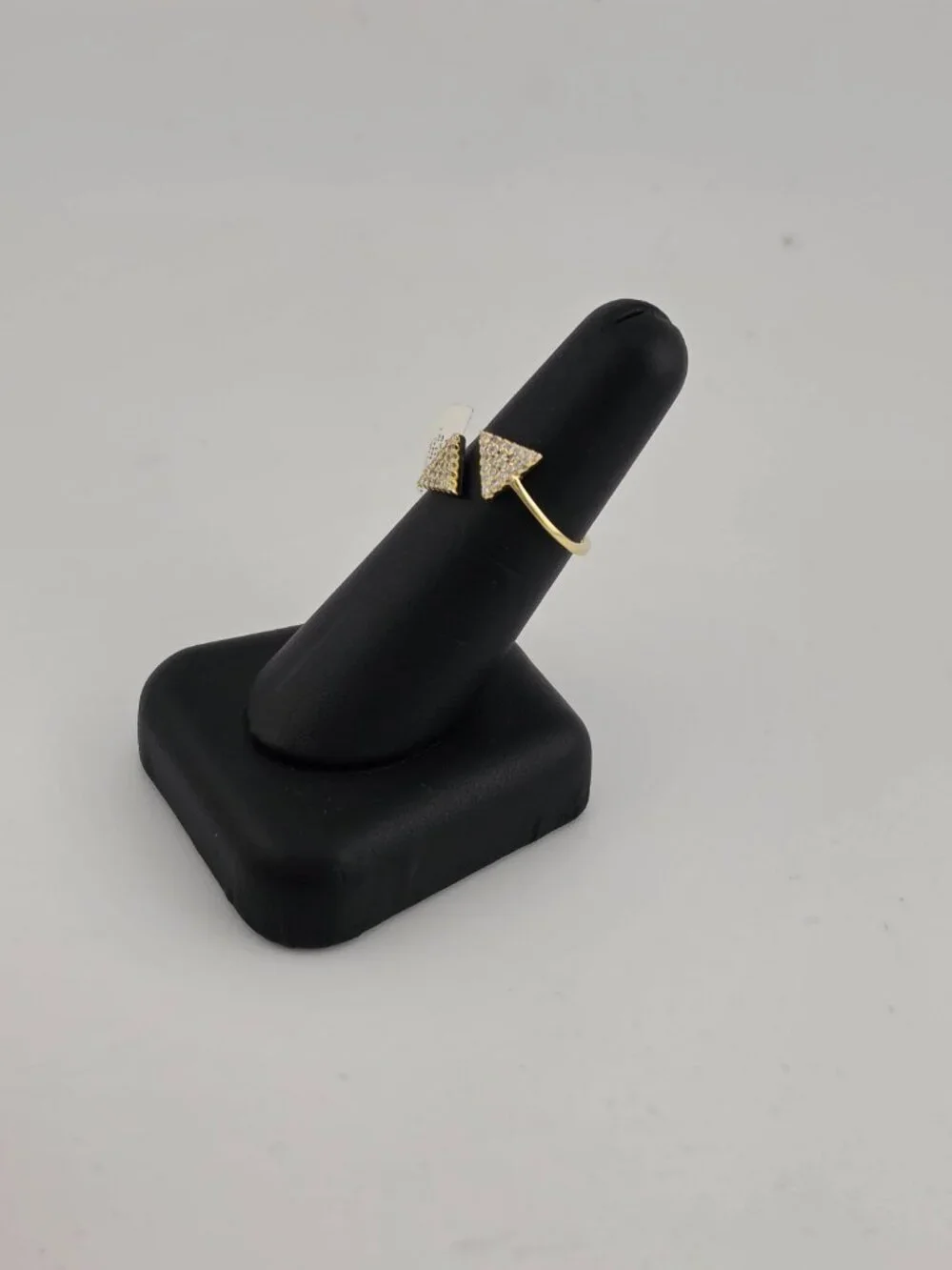 Brand New Sterling Silver 925 Double triangle Ring