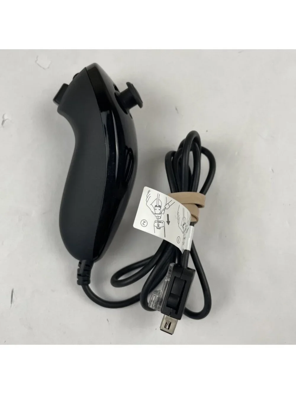 Authentic Nintendo Wii Nunchuck Black ControllerOEM Official Nunchucks Remote
