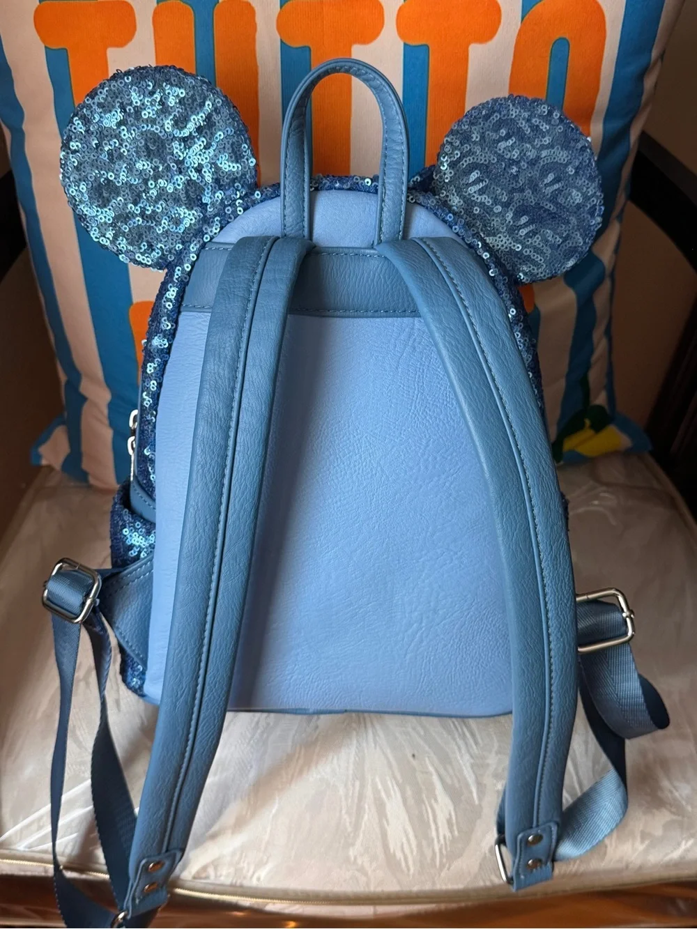 Disney shimmery blue