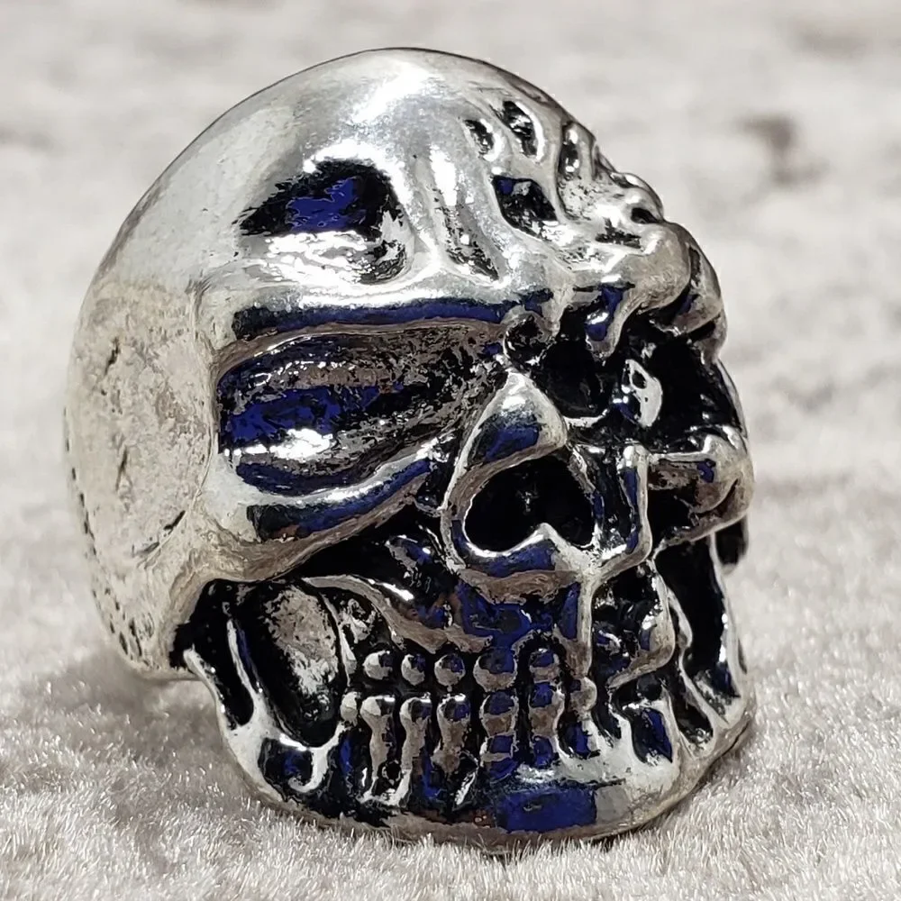 P00015 Stainless Men women Punk Design Skull Biker Ring