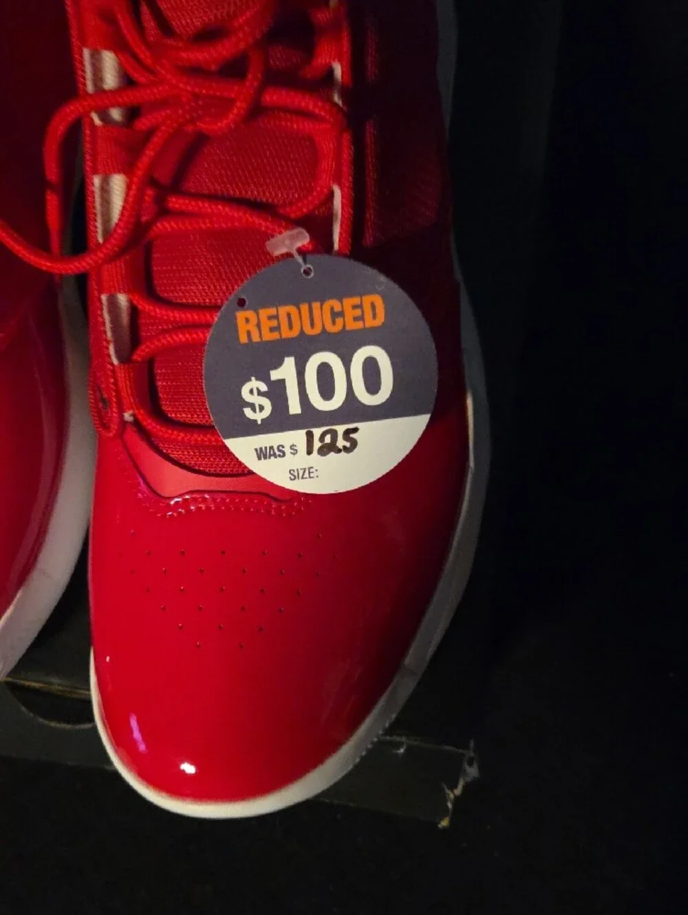 Jordan vibrant red
