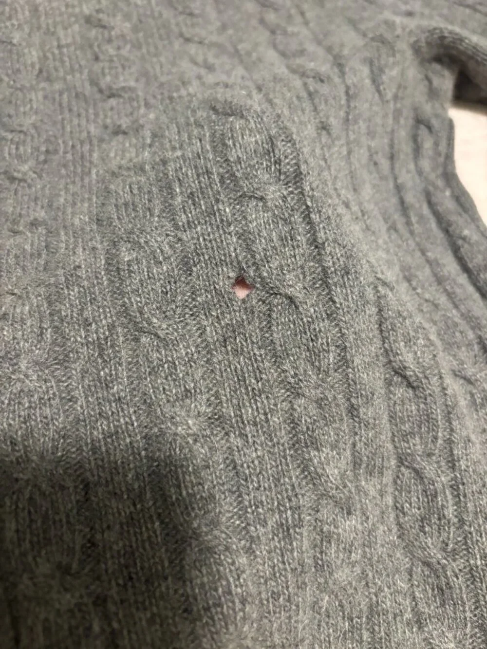 J. Crew cozy cableknit