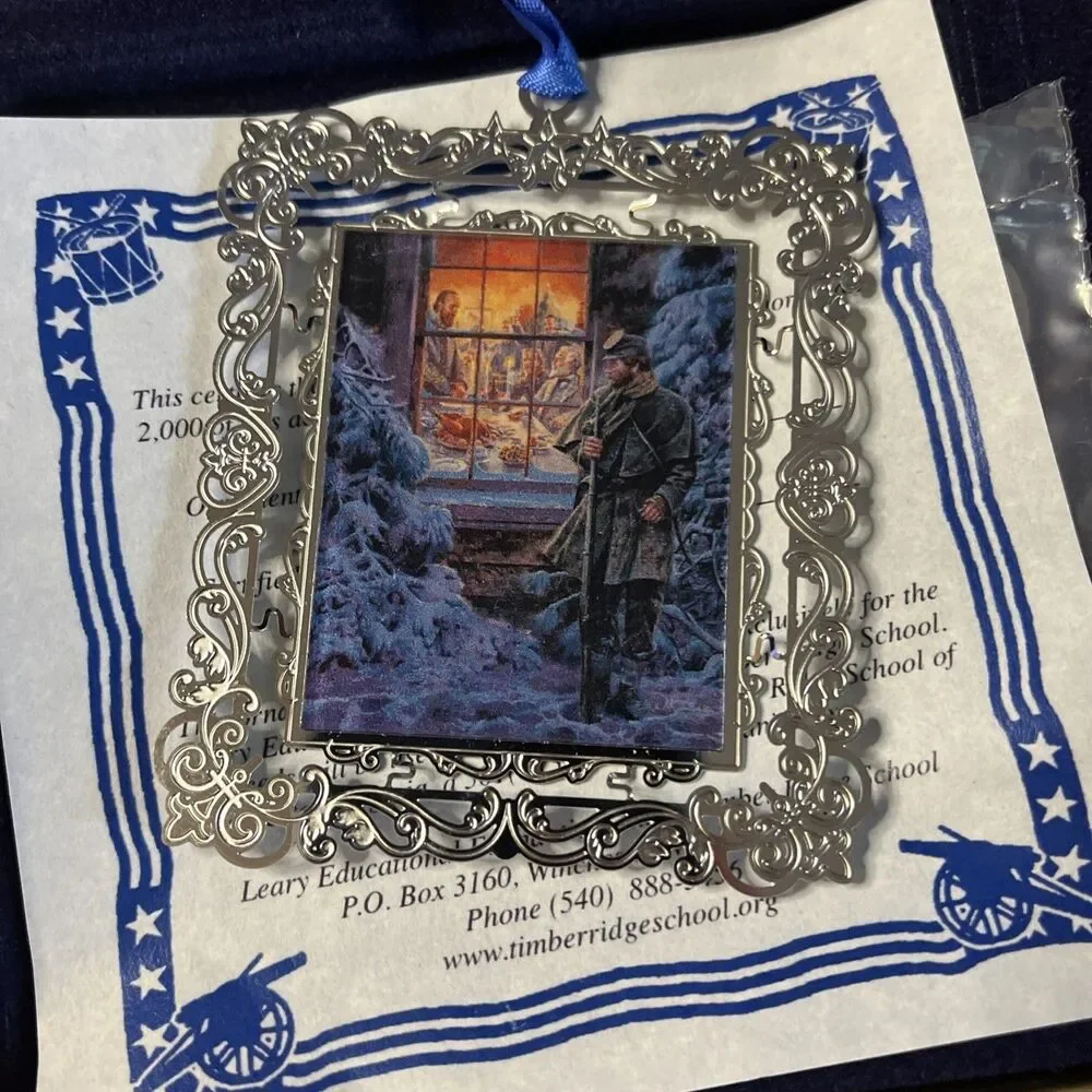 2019 Mort Kunstler Christmas Ornament Timber Ridge Civil War Real Soldiers Live