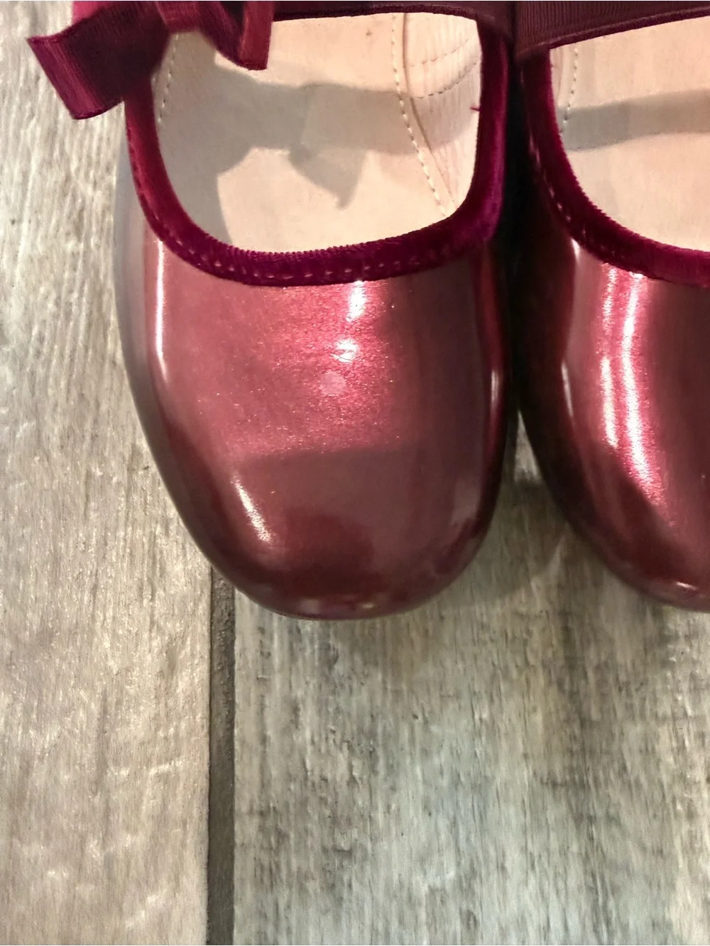 N/A shiny burgundy