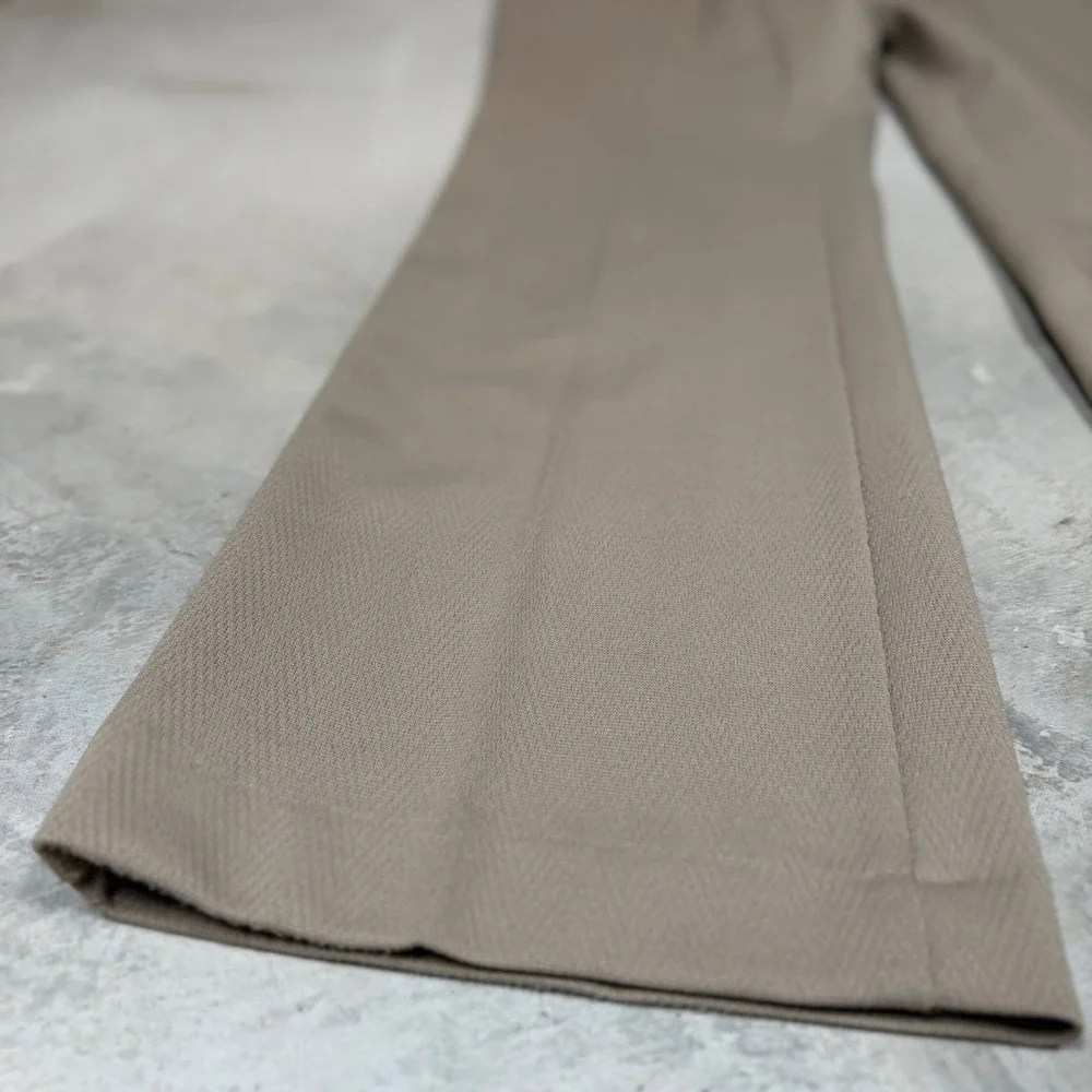 Vintage 70s disco Levis Panatela Mens Tan Flare bootcut Trousers 36x30 hippie