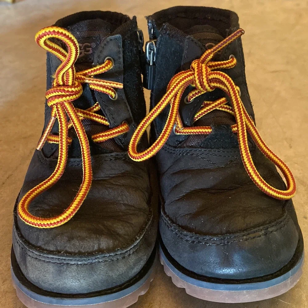 UGG grip leather boots