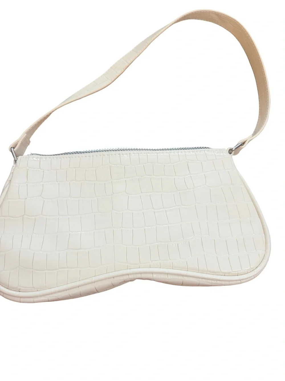H&M croc embossed