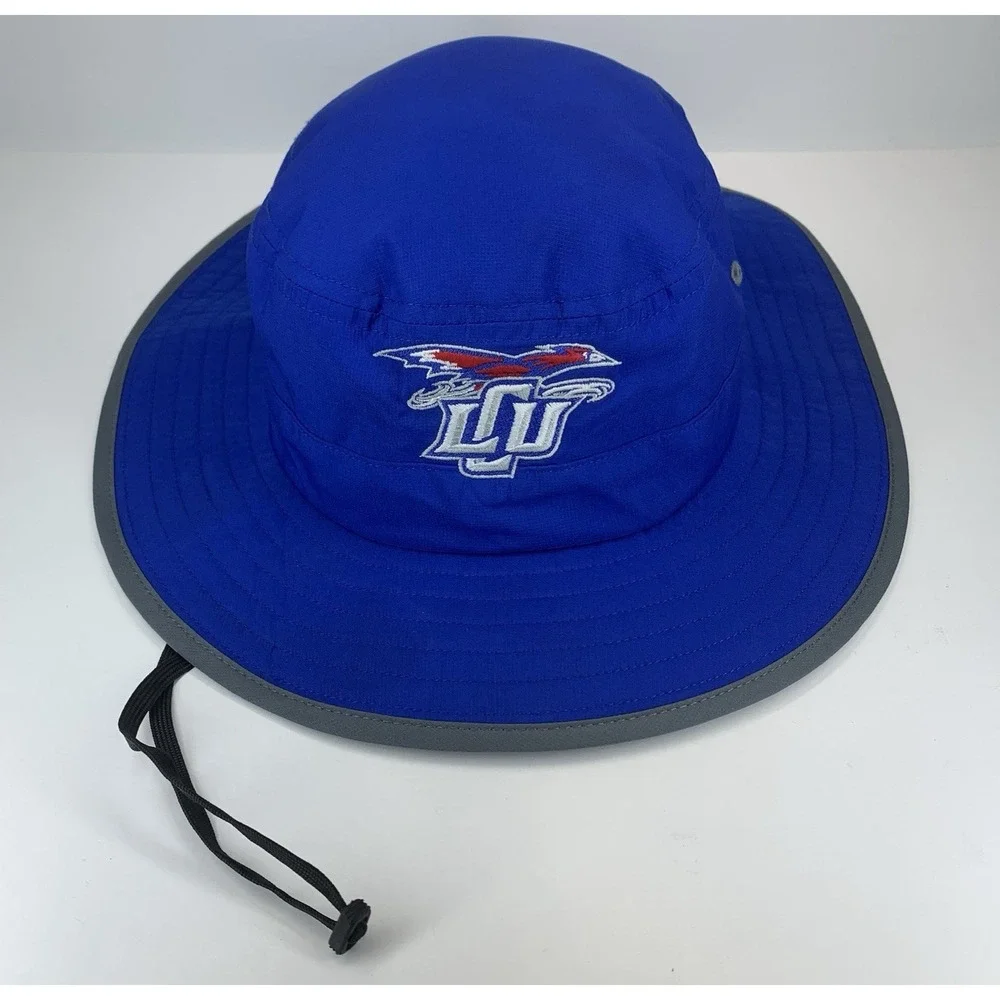 Lubbock Christian University Boonie Hat Blue Sun Cap Chaparrals OSFM Drawstring