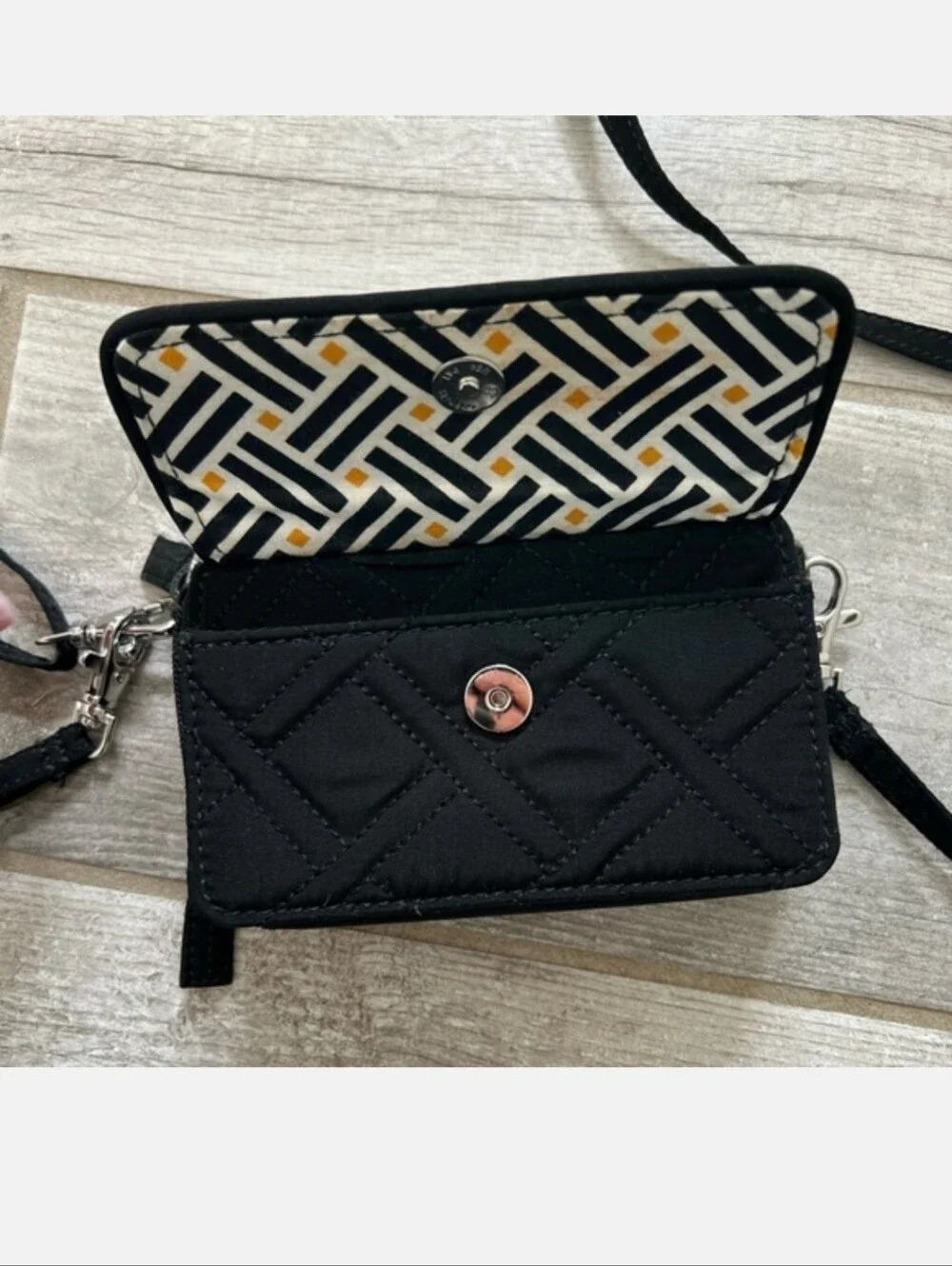 Vera Bradley compact quilted