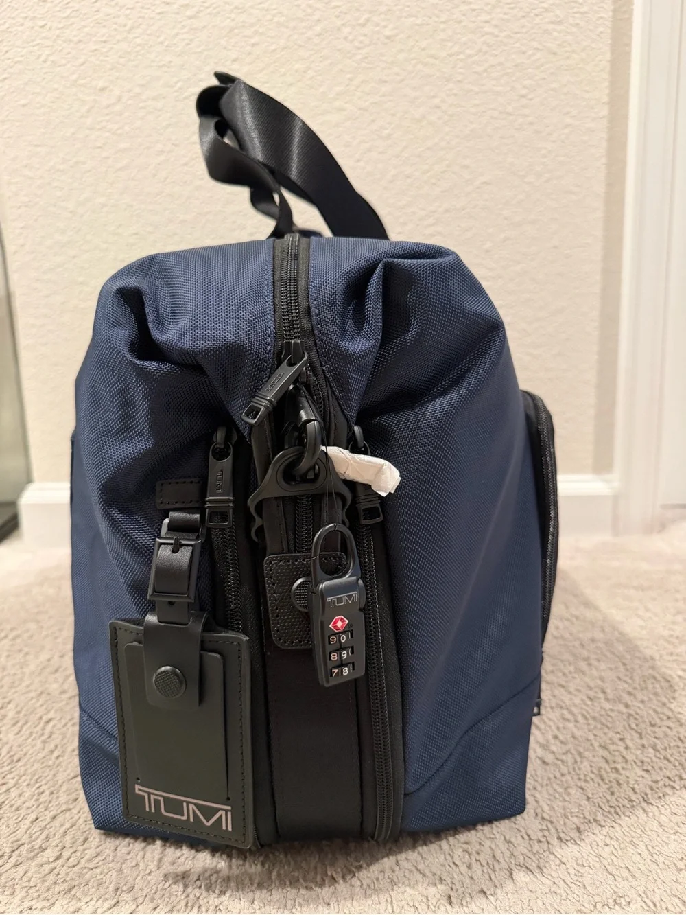 Tumi sleek navy