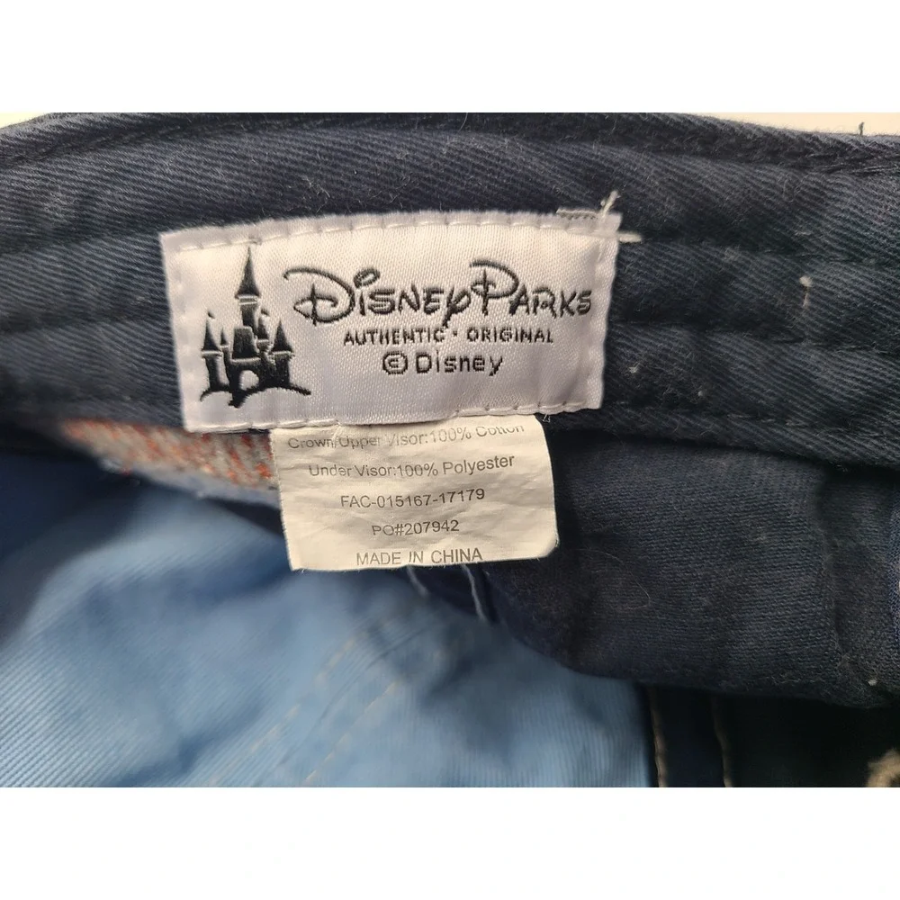 2017 Epcot International Food & Wine Festival Disney Distressed Hat Cap Men Blue