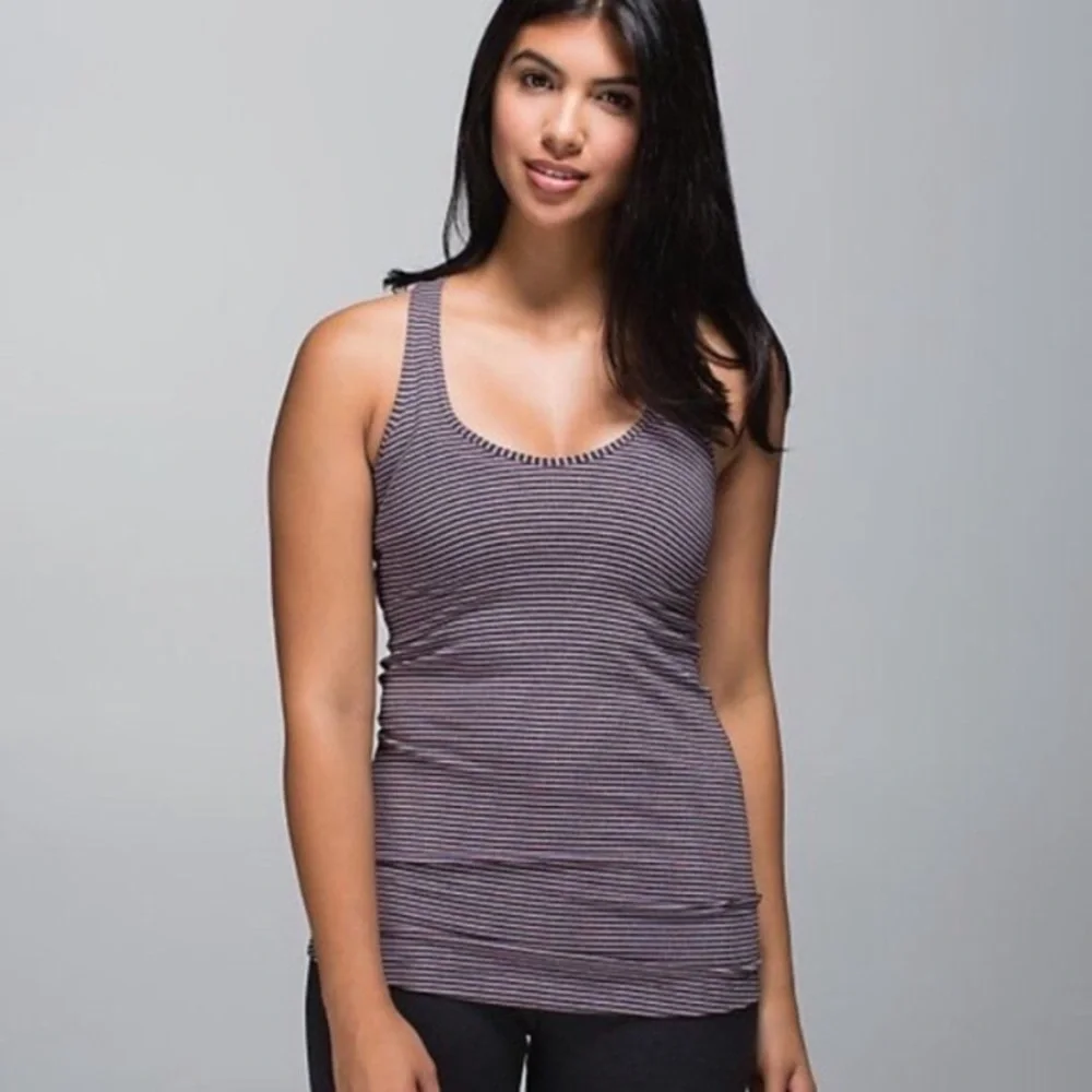 Lululemon Striped Cool Racerback (CRB) tank top my