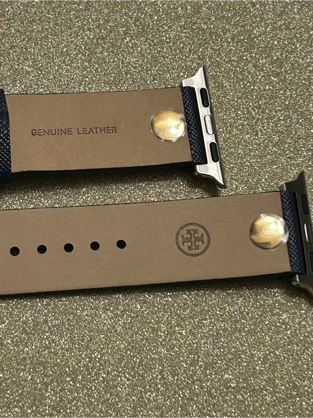 Tory Burch black silicone