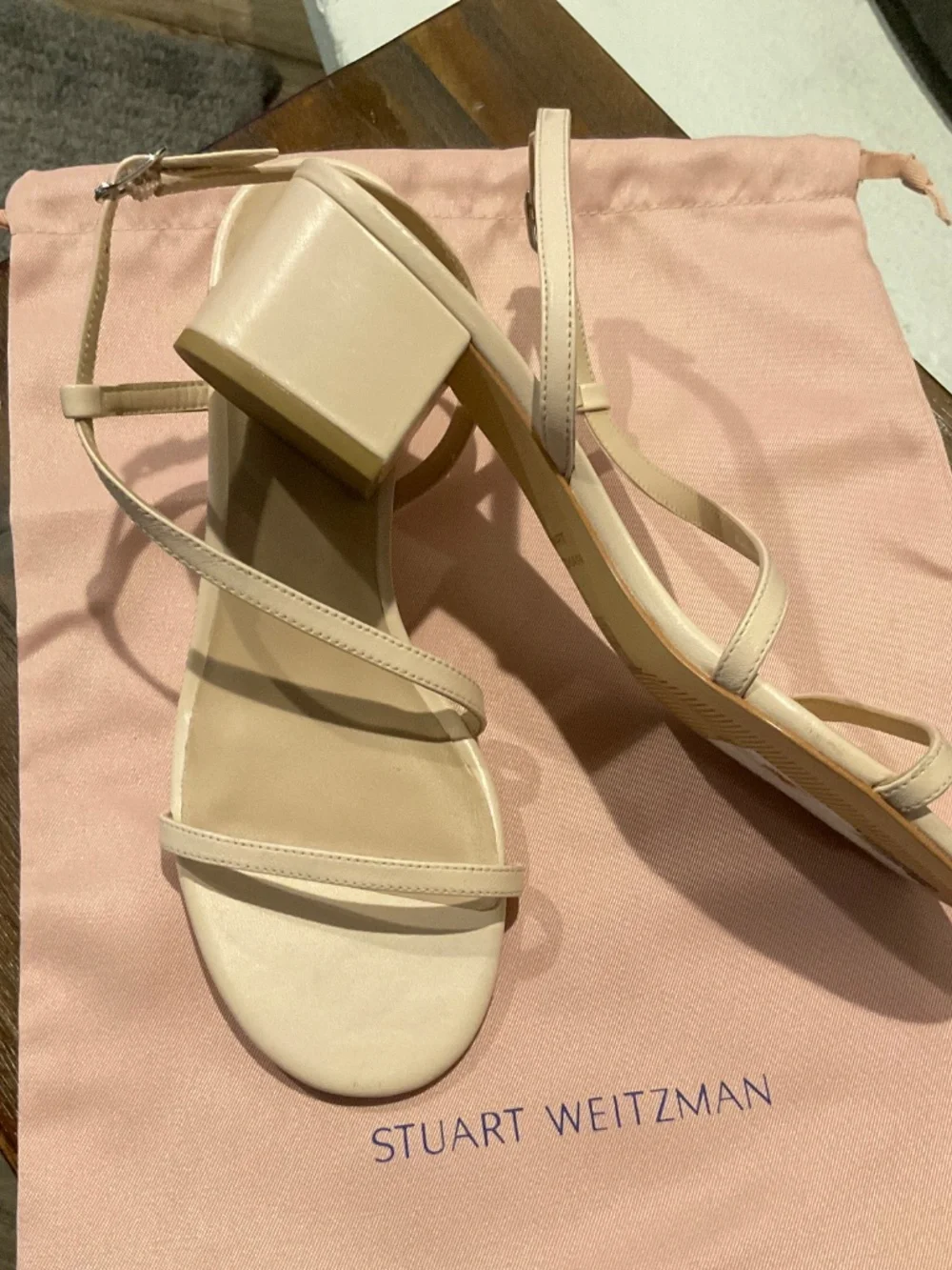 Stuart Weitzman slender straps