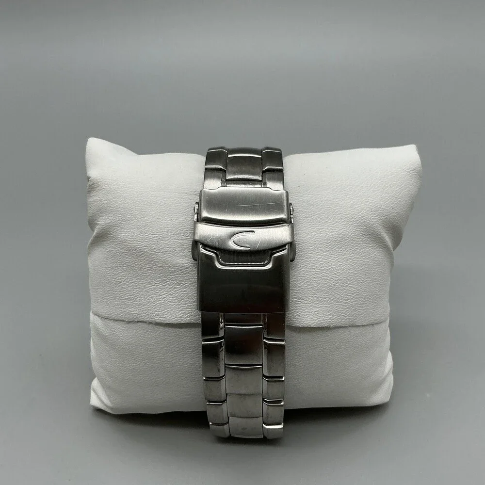 Cross Cingular Wireless Mens Watch 39mm Silver Tone Date New Battery 8.5