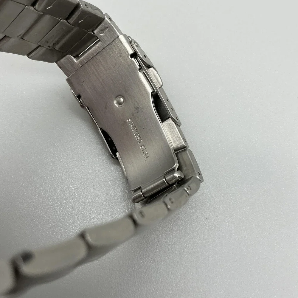 Cross Cingular Wireless Mens Watch 39mm Silver Tone Date New Battery 8.5