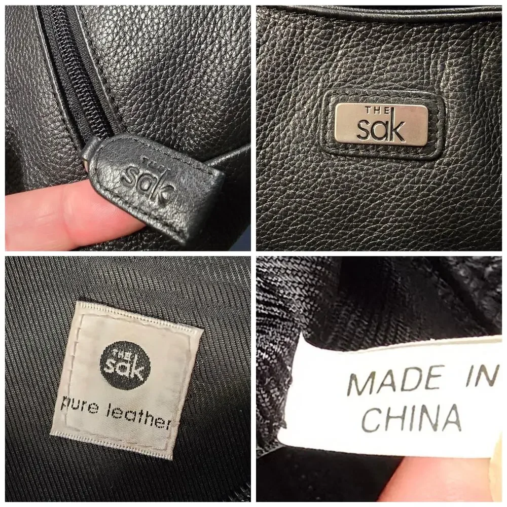 The Sak black pebbled