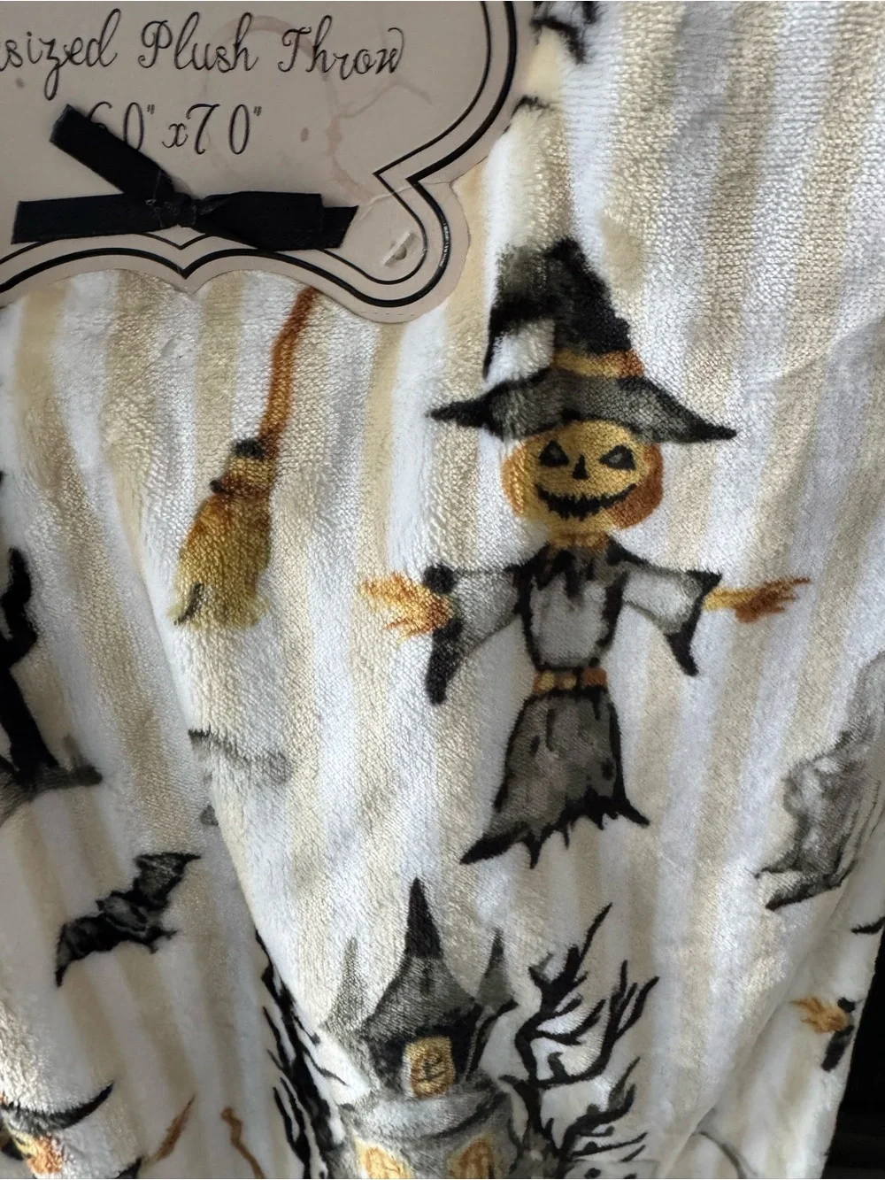 SPOOKVILLE halloween striped