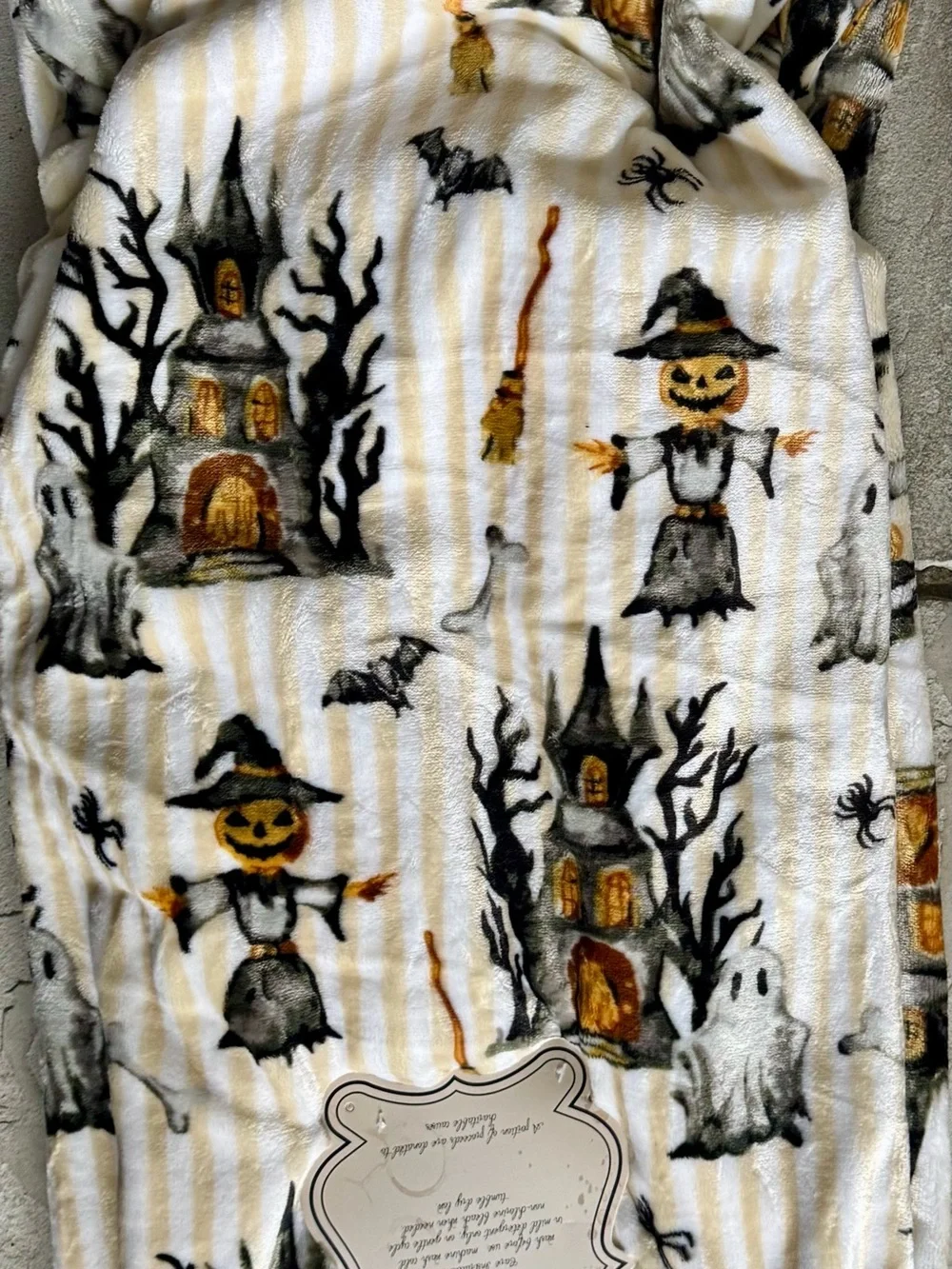 SPOOKVILLE halloween striped