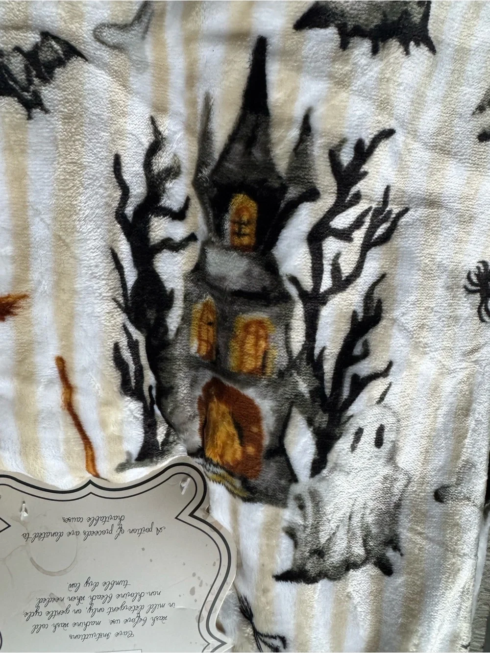 SPOOKVILLE halloween striped