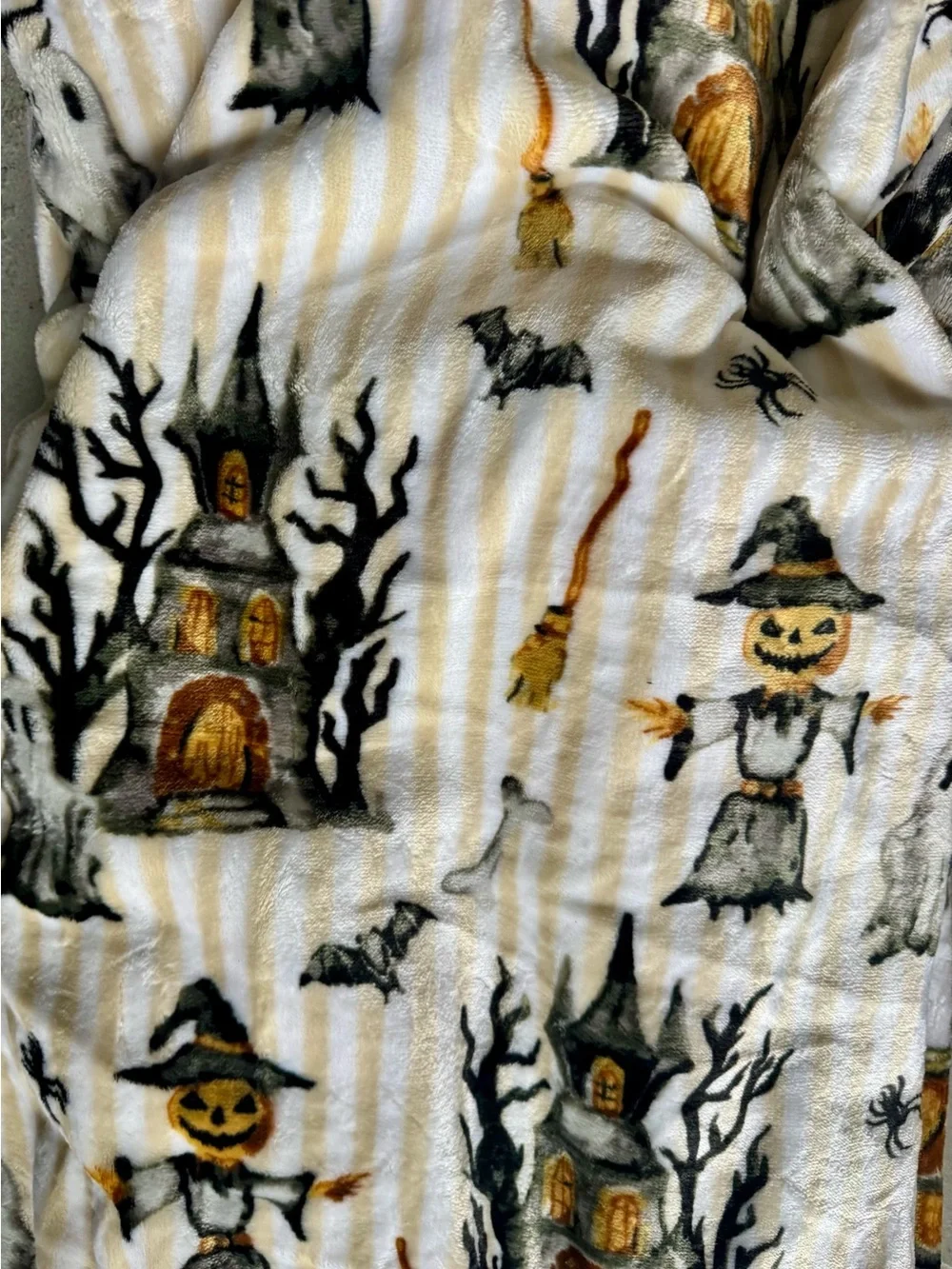 SPOOKVILLE halloween striped