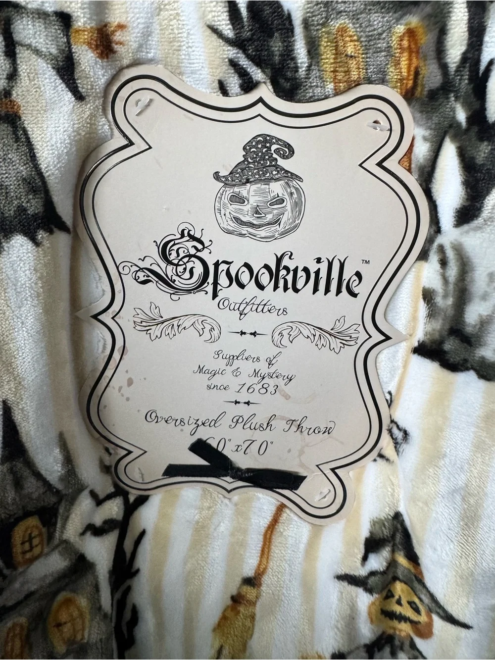 SPOOKVILLE halloween striped