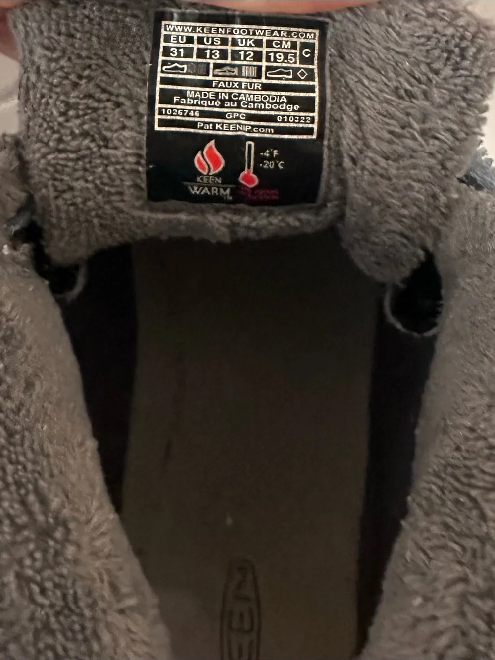 Keen Kids Blue and Gray Hook-and-Loop Trek Boots