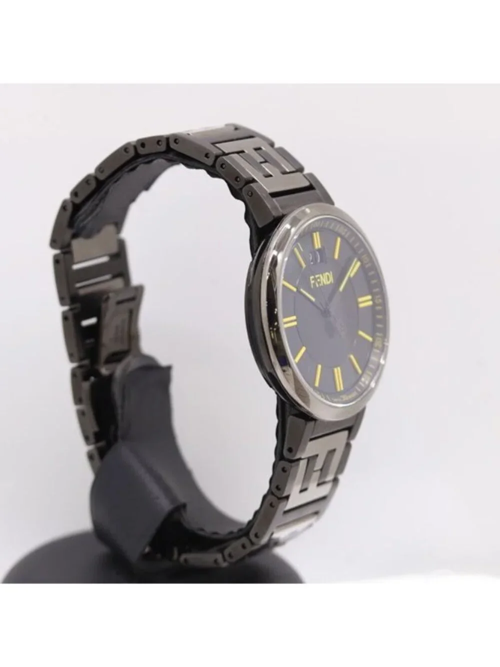 Fendi Forever 105 Quartz Date Black Dial Watch