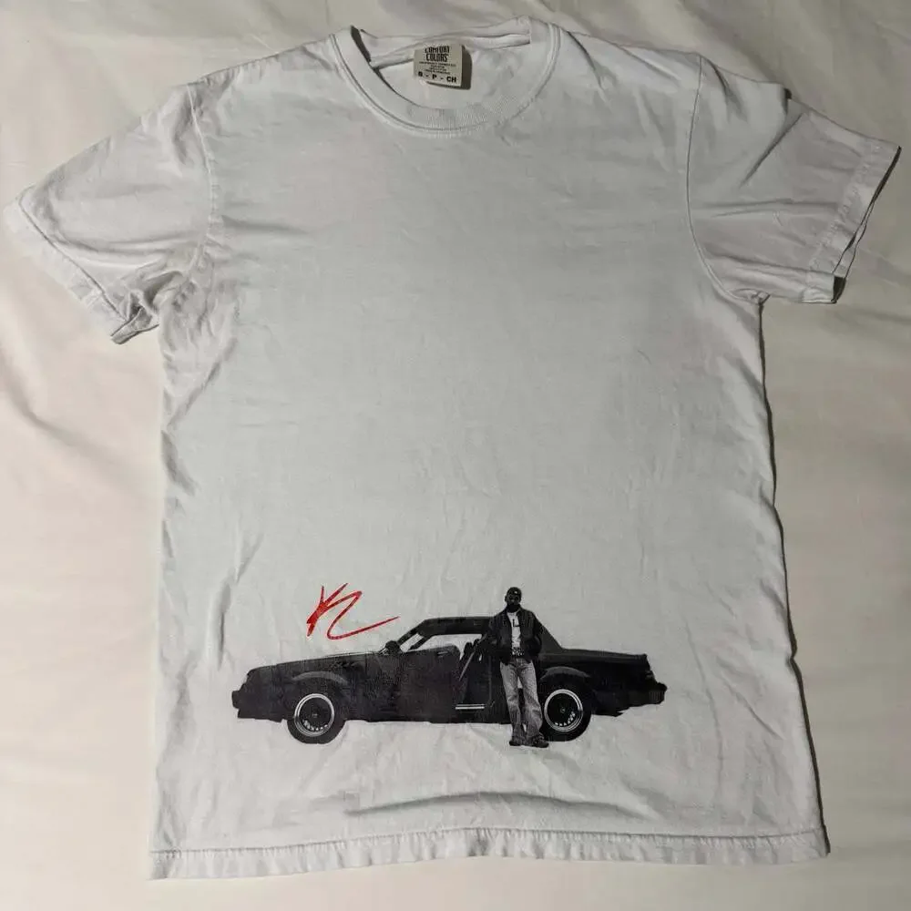Kendrick Lamar GNX Album Graphic White T-Shirt