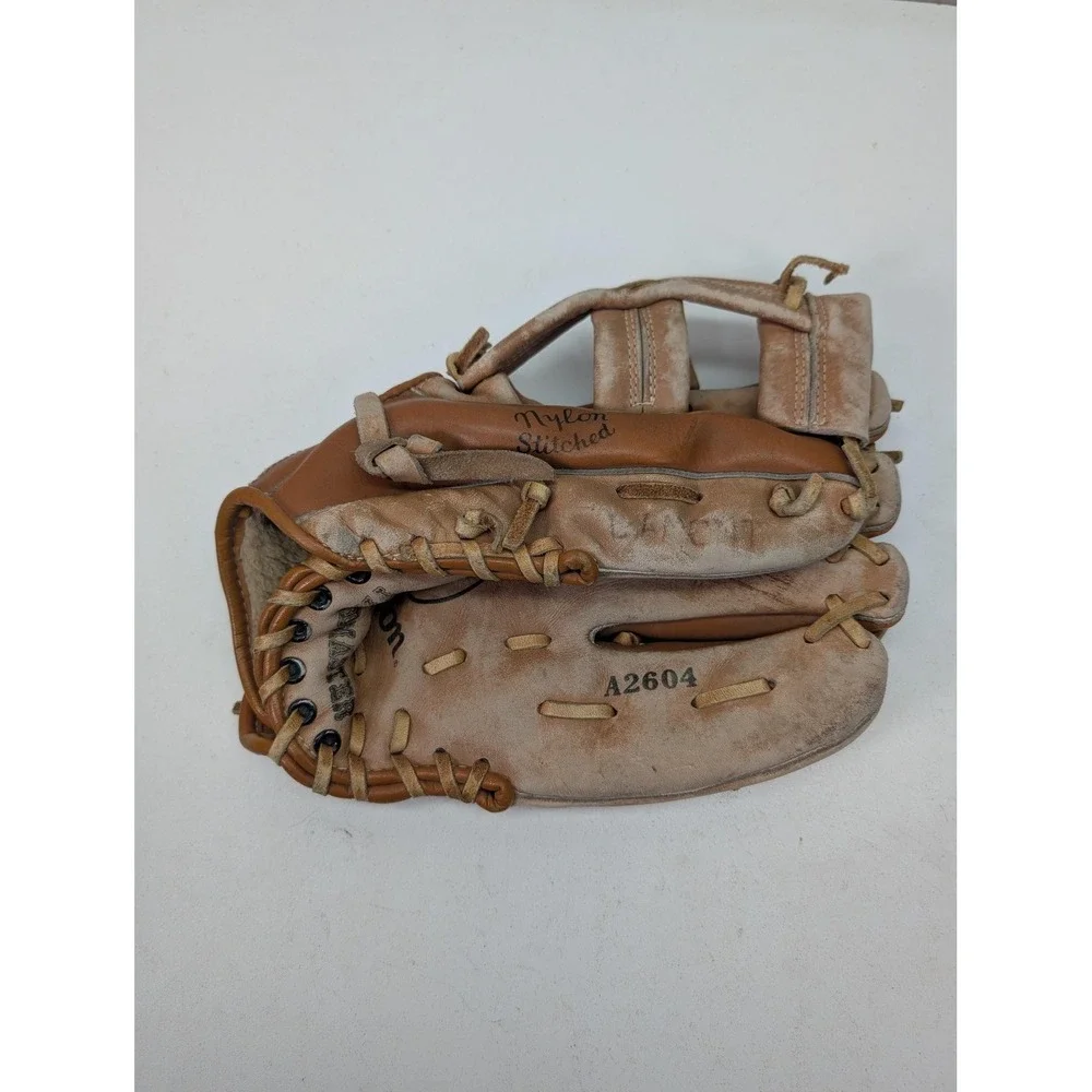 Vintage Wilson A2604 Fieldmaster Baseball Glove‎ Grip-Tite Youth Mitt Nylon