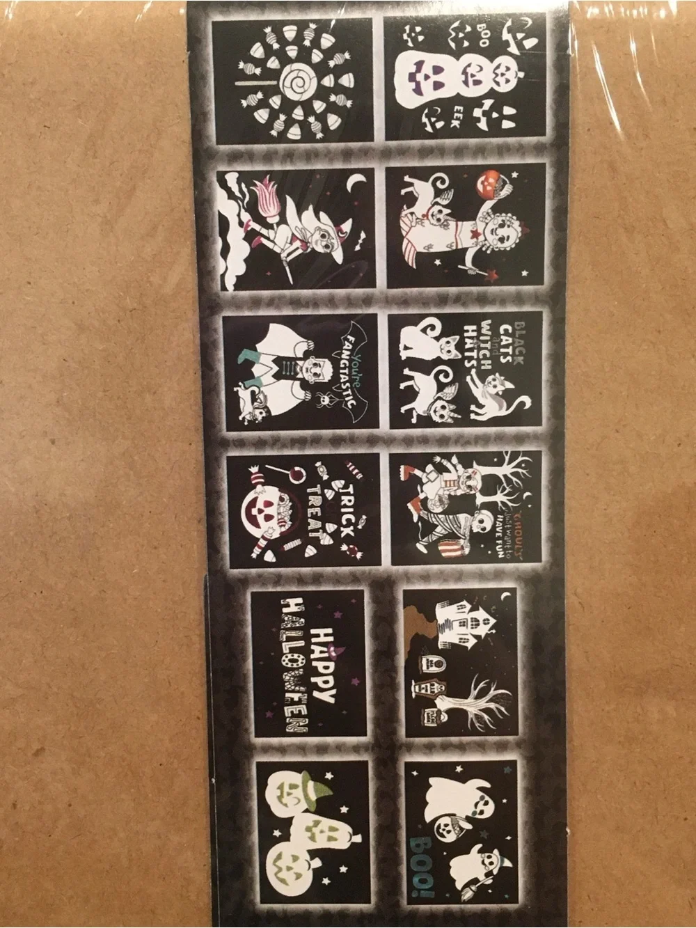 Halloween Color Me Velvet Poster Set (2 packages)