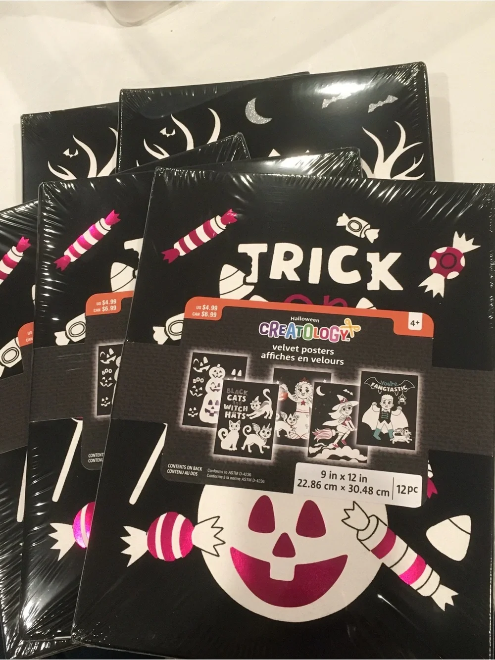 Halloween Color Me Velvet Poster Set (2 packages)
