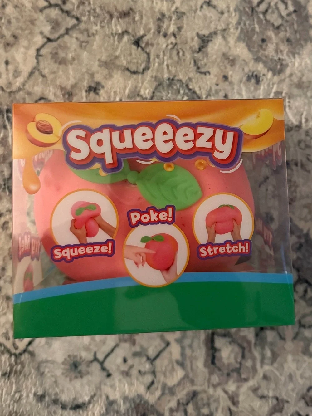 Sunny Days Squeezy Peach Squishy Pink, New in Box, Never Opened