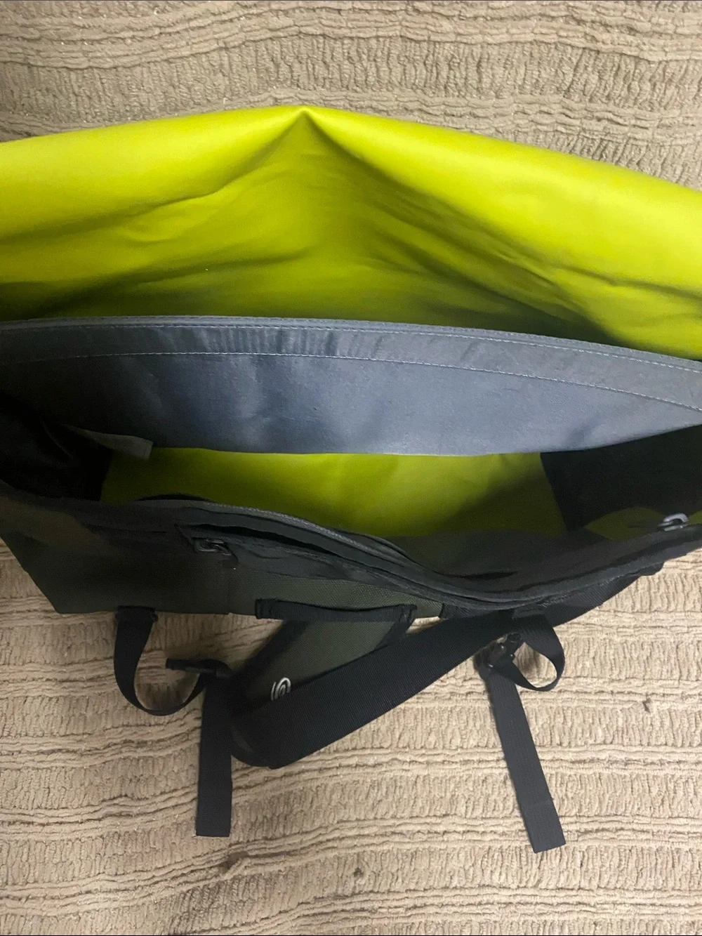 Timbuk2 Olive Green and Black Classic Messenger Bag