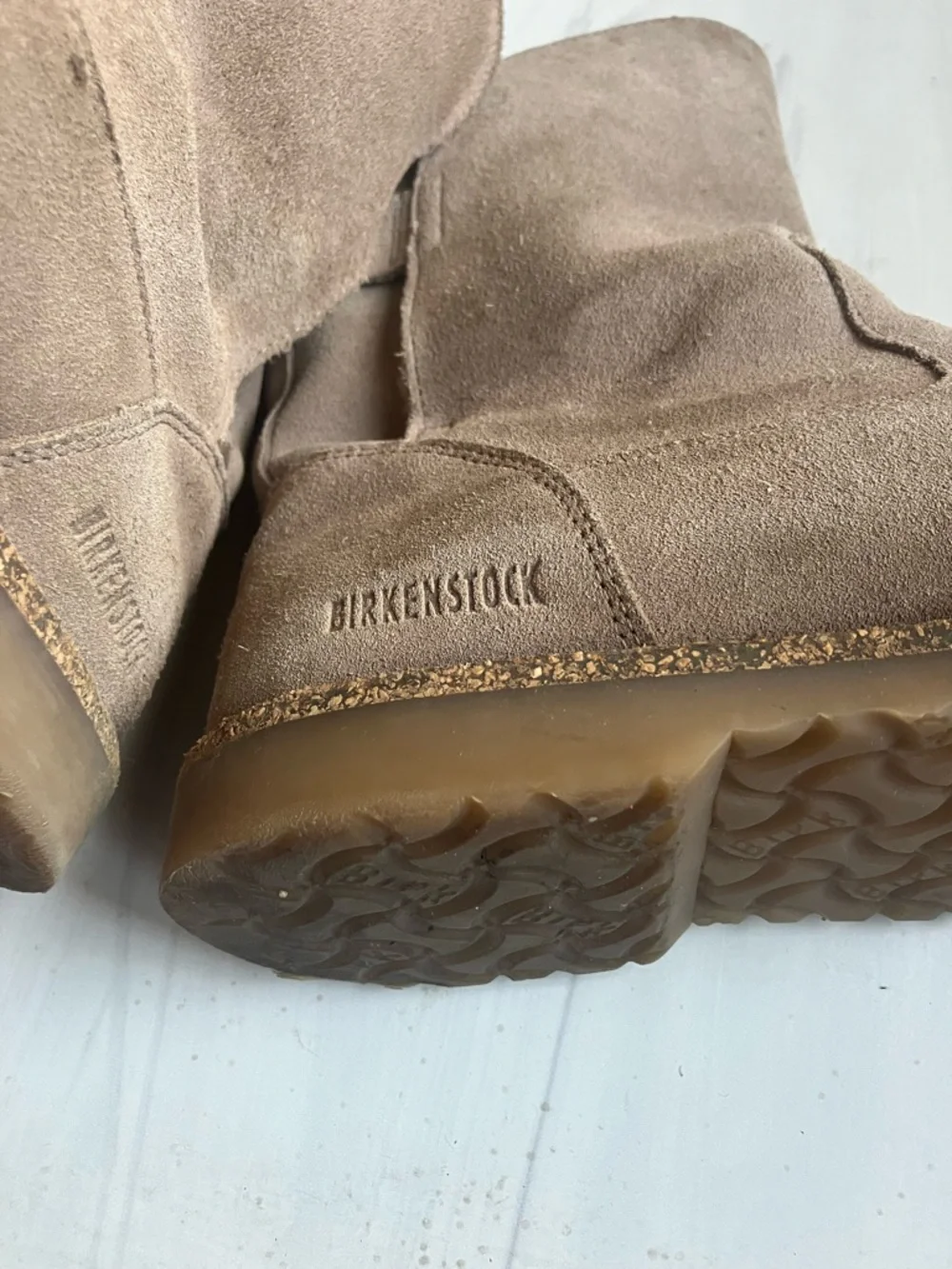 Birkenstock suede upper