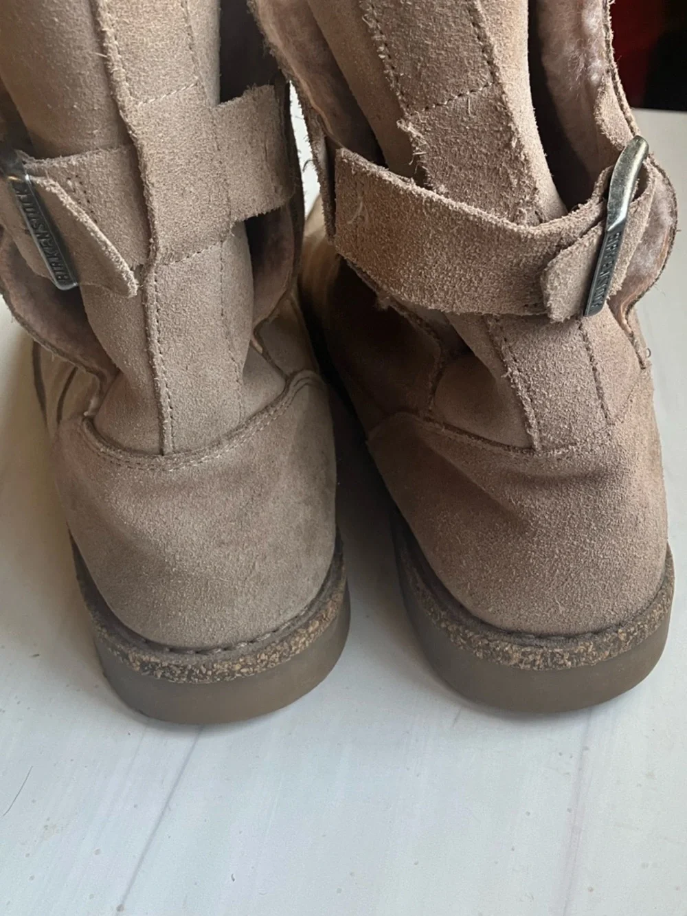 Birkenstock suede upper
