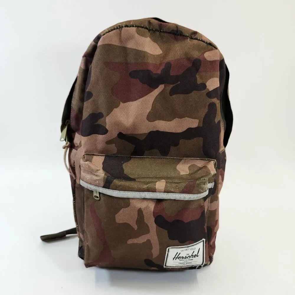Herschel Supply Co Classic Backpack Woodland Camo Print Outdoor School Bag