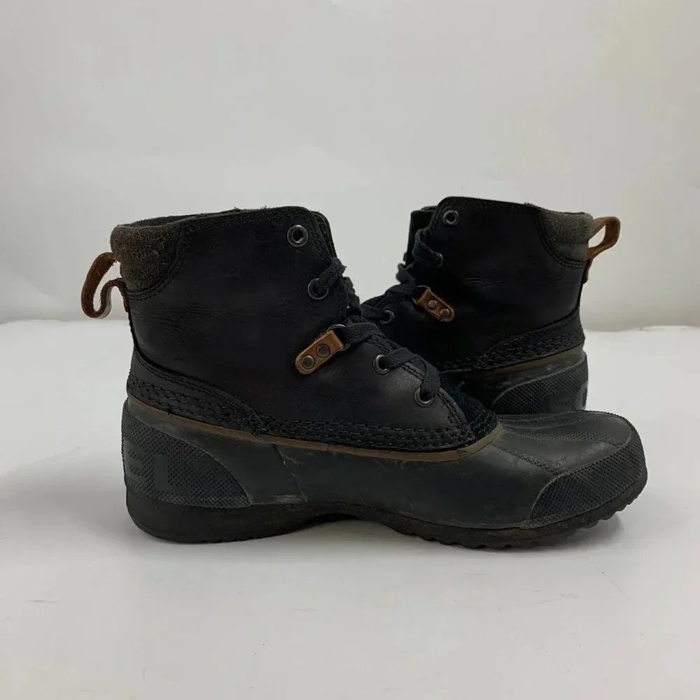 Sorel Men's Ankeny Leather Rubber Waterproof  NM2101-010‎ Lace Up Boot Size 9