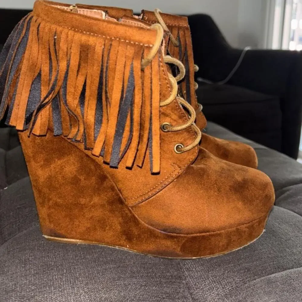 unbranded brown suede