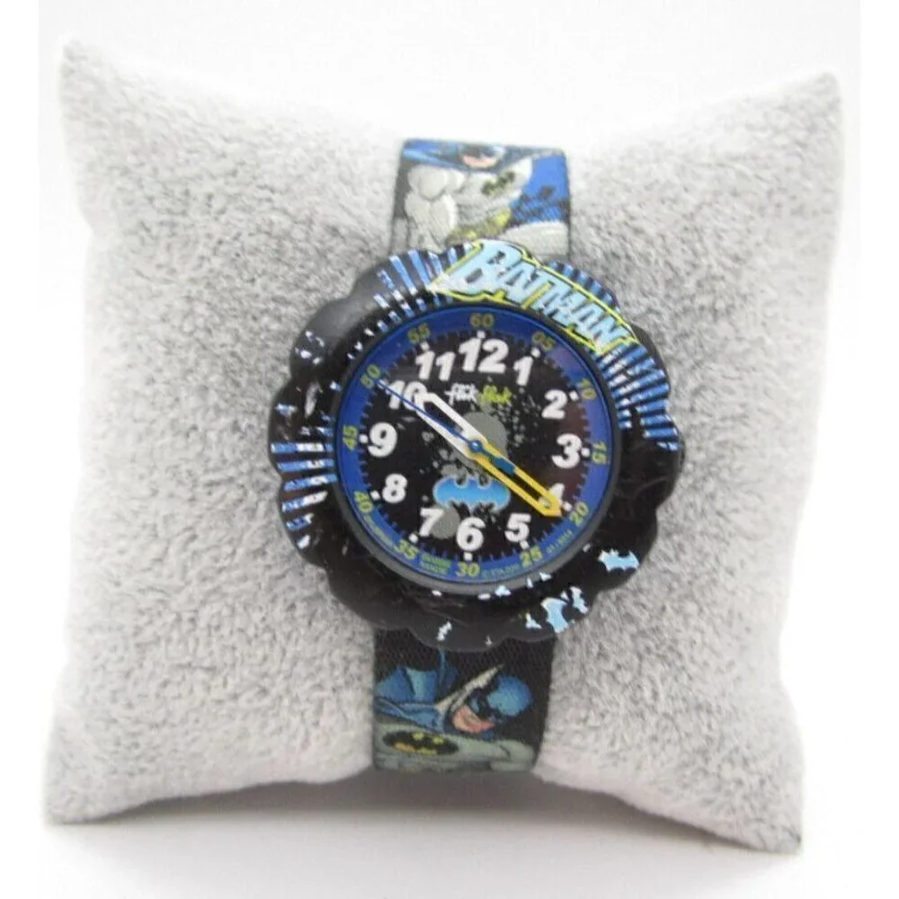 Boys 2013 Flik Flak‎ Swiss Quartz WR Analog 33mm Dial Causal Round Watch (F230)