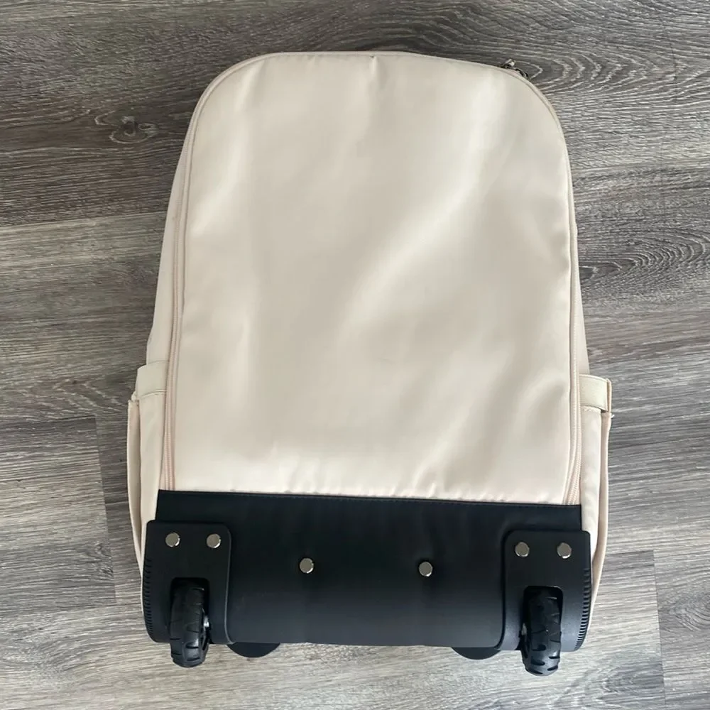 ZOMFELT Rolling Backpack for Women with Wheels 17 Inch Laptop Air Travel NWOT