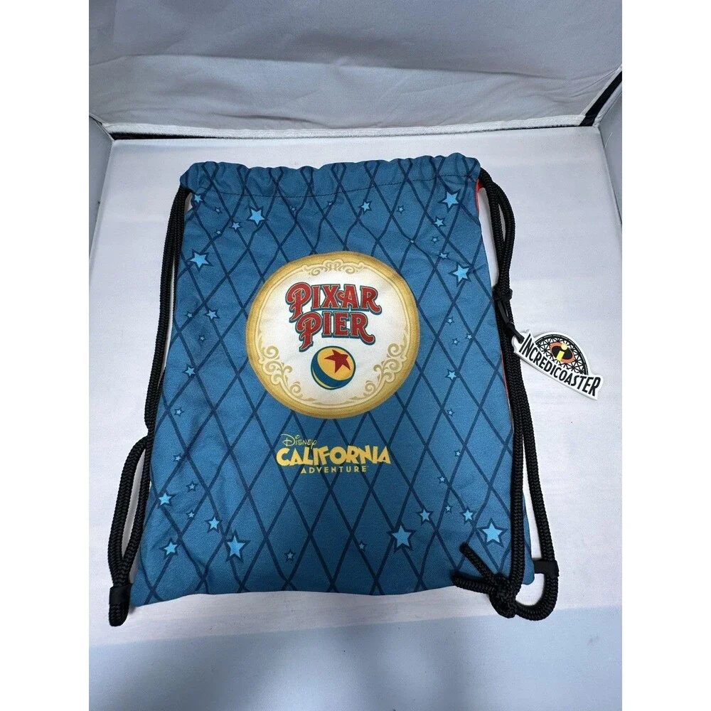 Disney Parks Pixar Pier Incredibles Cinch Backpack