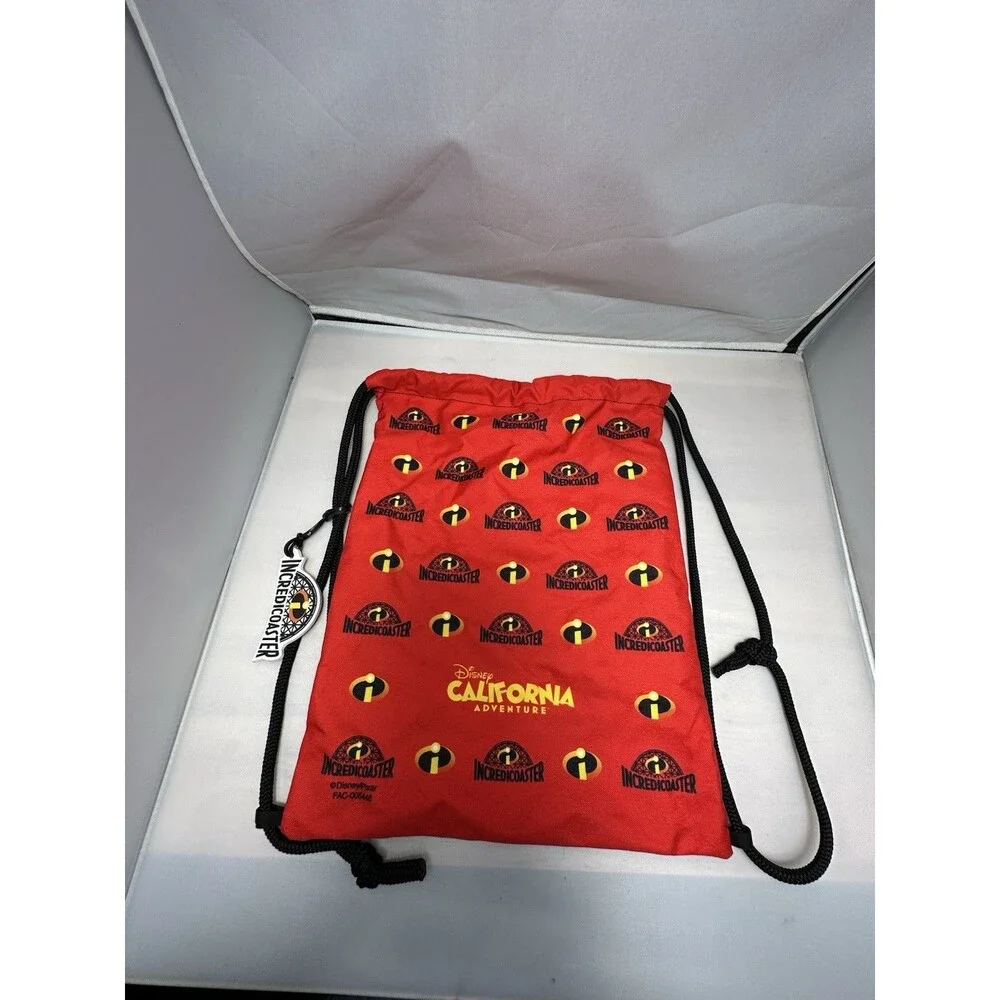 Disney Parks Pixar Pier Incredibles Cinch Backpack